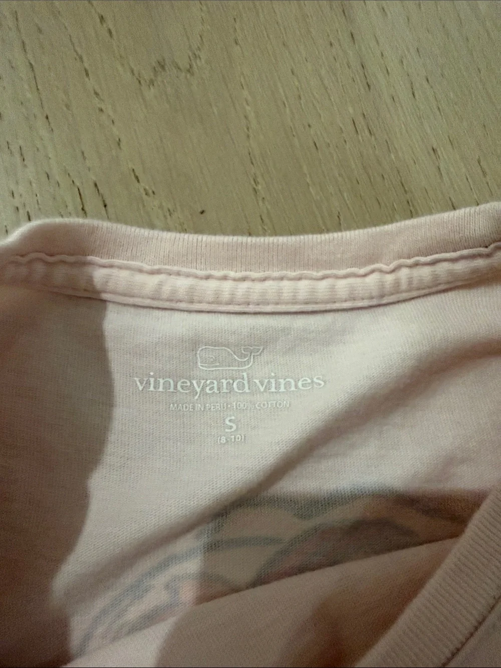 Vineyard Vines Light Pink Long-Sleeve Pocket Tee with Sleeve Logo